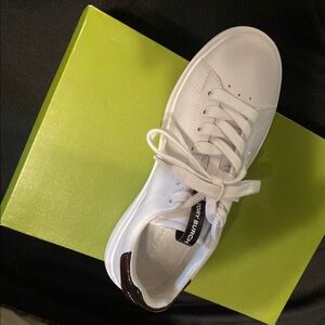 Tory Burch White Leather Sneakers Minimalist Design